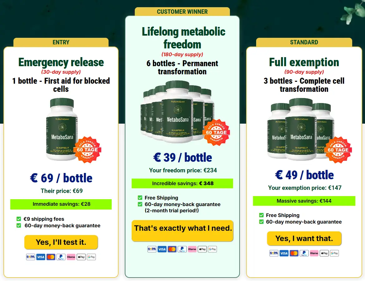 3 Days  MetaboSana  Offer